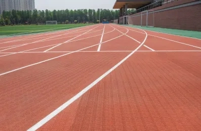 Sports Flooring Granulated EPDM Rubber Resilient Does Not Fade