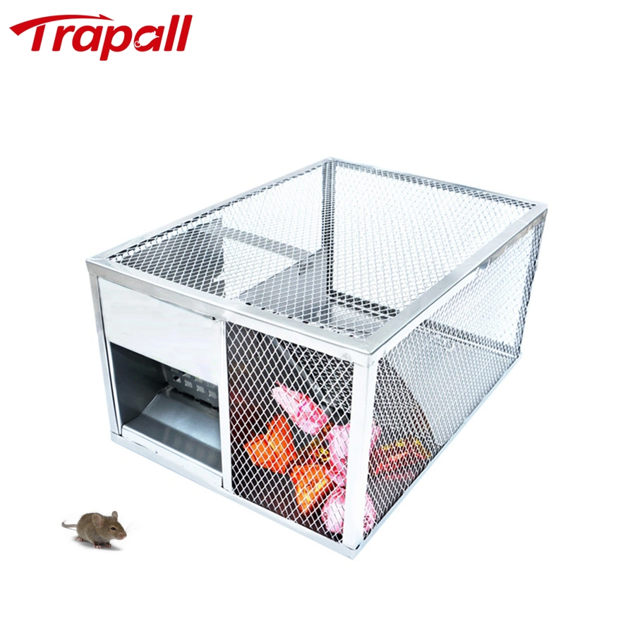 Humane Metal No Kill Mesh Rat Rodent Control Catcher Mouse Cage Trap