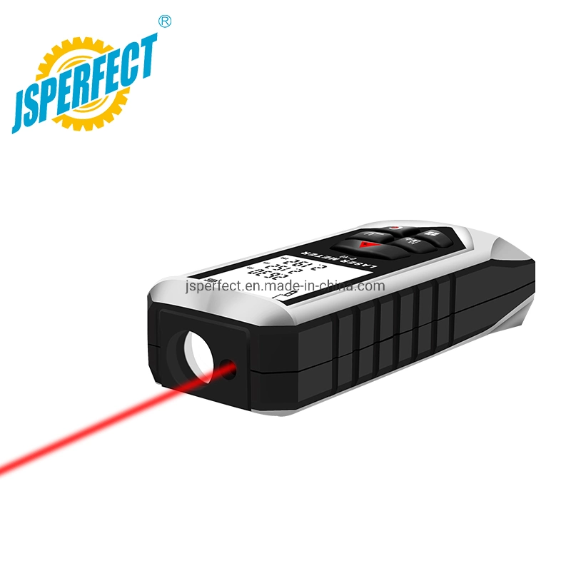 Télémètre laser portable à lumière forte et faisceau rouge de 60 M.