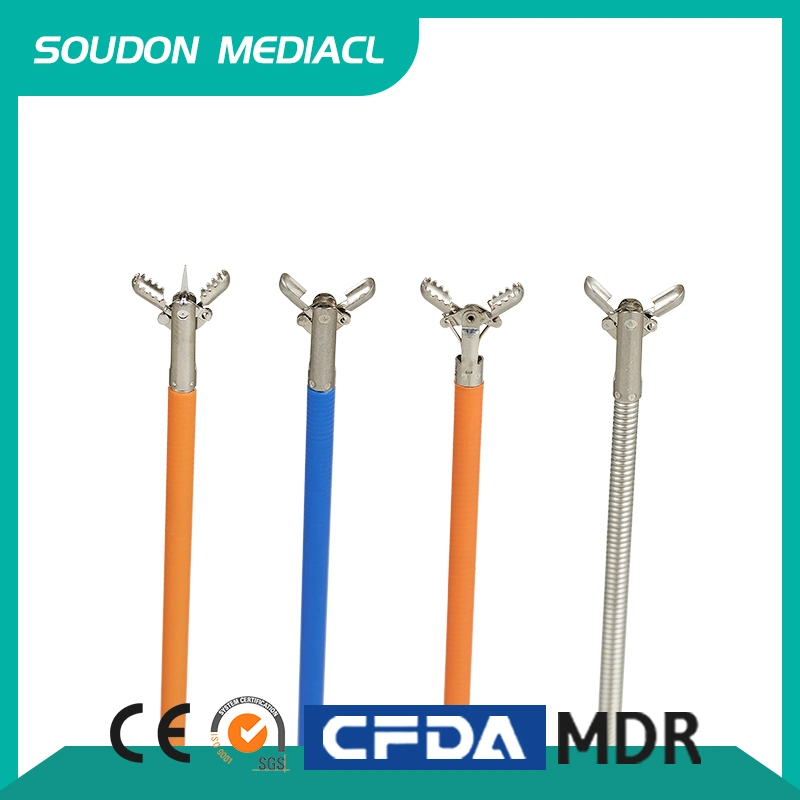 Endoscopic Single Use Oval Cup MIM Finished Disposable Biopsy Forceps Coated for 2.0mm and 2.8mm Channel Manufacturer