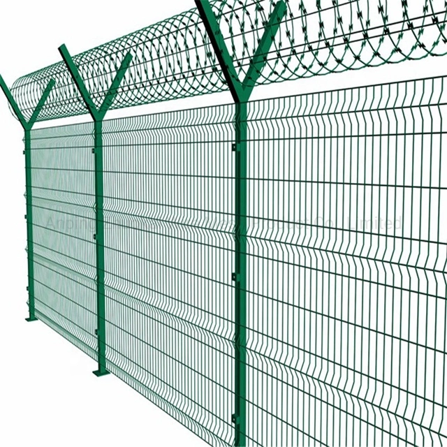 High quality/High cost performance 3D Curve Safety Welded Wire Mesh Fence for School