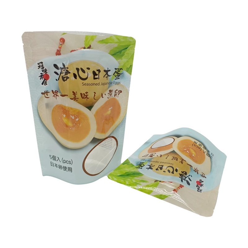 Retort Pouch Aluminum Foil Hot Selling Custom Printed Stand up with Zipper for Food Japan&prime; S Egg Packaging Bag