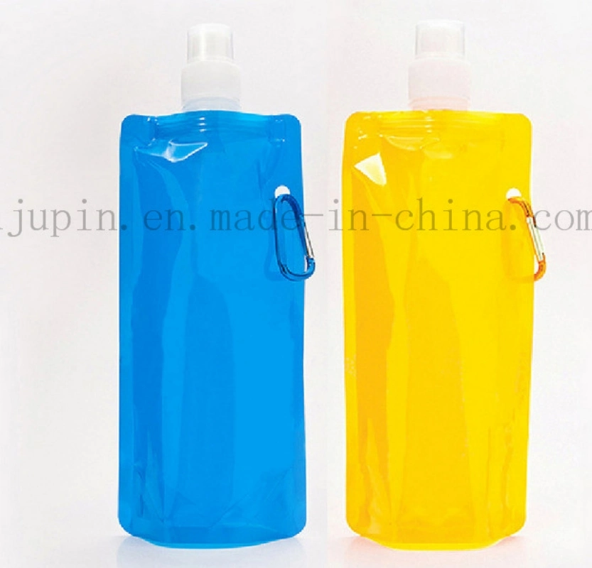 OEM Logo Print Advertising Promotional Foldable Sport Water Bottle