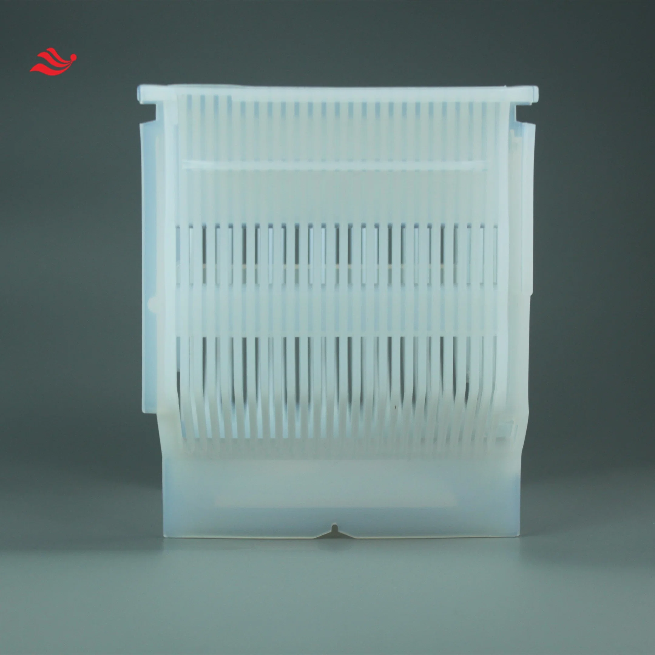 5-Inch Translucent PFA Semiconductor Cleaning Silicon Wafer Box with Strong Acid and Alkali Resistance