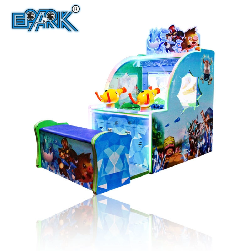 2 -3 Players Super Ice Man II Castle Water Shooting Game Machine