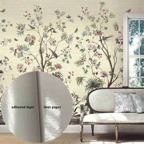 Latex Eco-Solvent Printable Repositionable Self Adhesive Blank Wall Paper Polyester Fabric