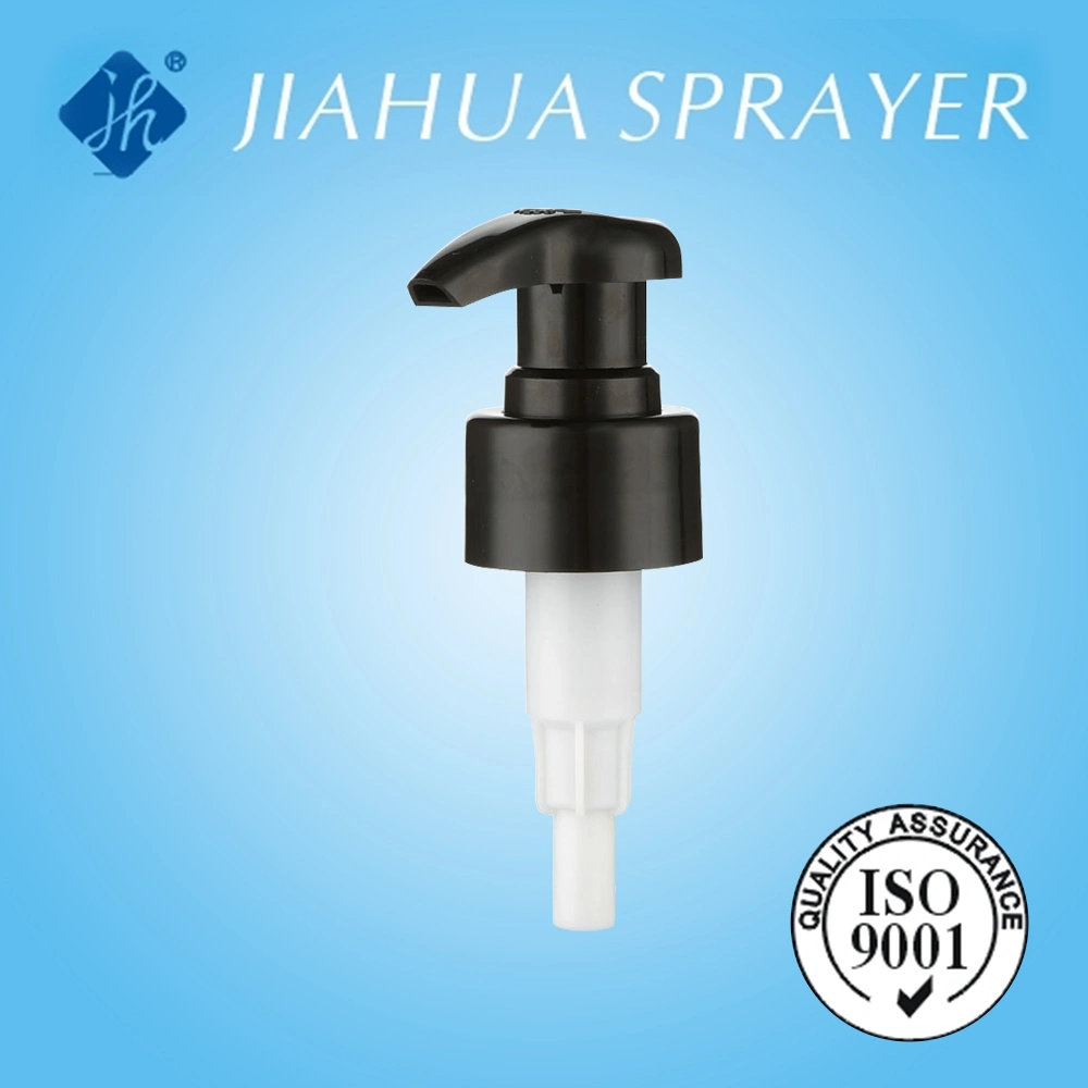 La vis de la pompe à distributeur de lotion 24mm en plastique de 28 mm de haut en bas de la vis de la Pompe à lotion pour bouteille de shampoing (JH-03Z)