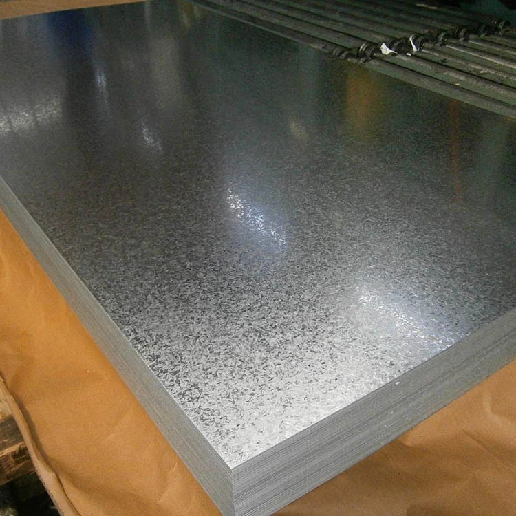 Preparado Stock Dx52D Dx53D Plancha de chapa de acero galvanizado