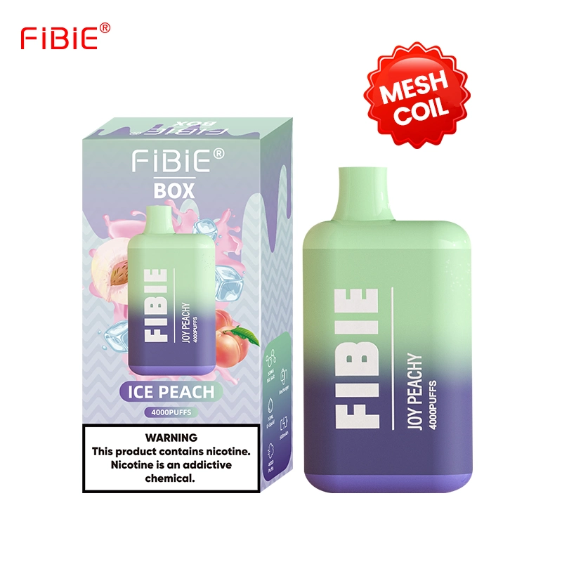 2022 Fibie Vaporizer Tienda en línea 10ml cartucho prellenado 4000puffs desechable Cigarrillo electrónico