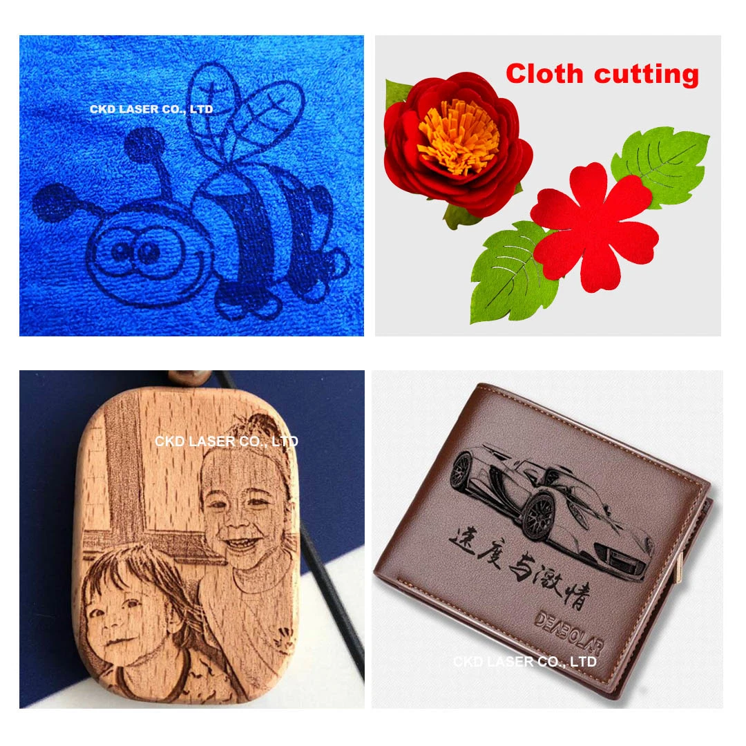 Galvo CO2 Laser Engraving Machine Laser 40W 30W Wood Paper Graphic Marking Cloth Leather Cutting