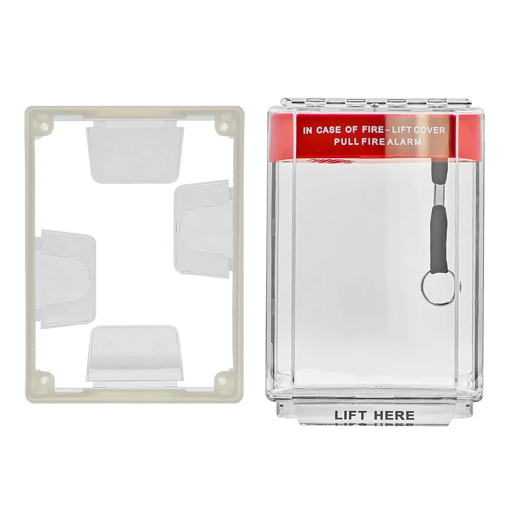 Fire Alarm Emergency Manual Call Point Shell Transparent Protection Cover