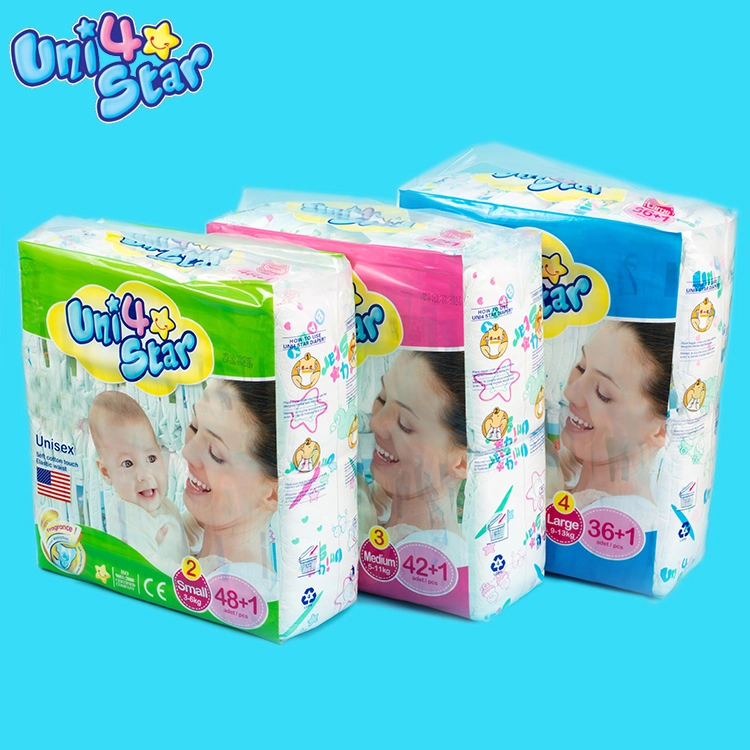 OEM Top Quality Soft Breathable Film with Cheap Price Baby Diaper