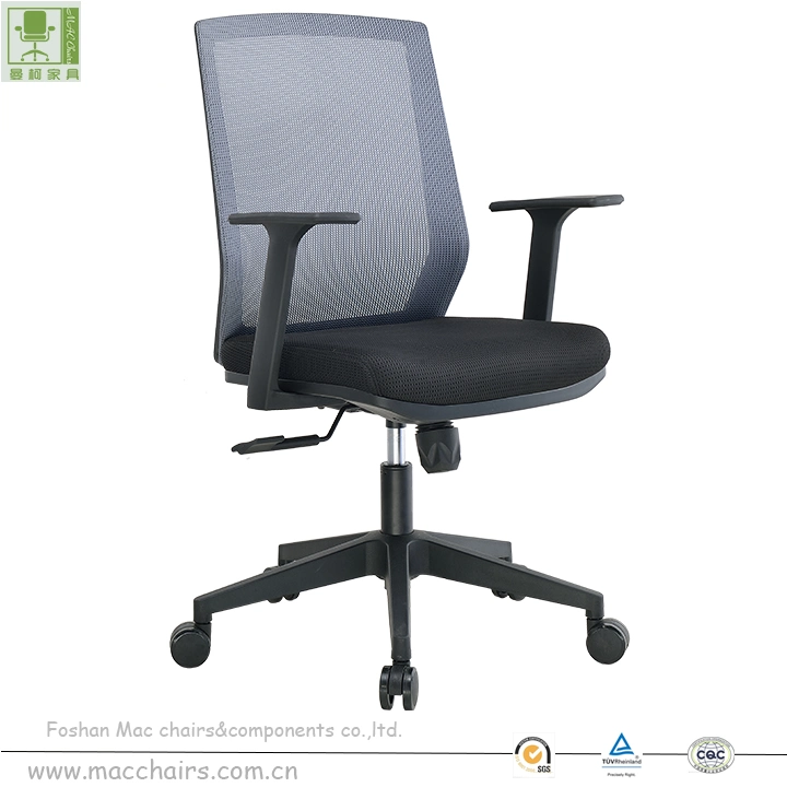 Fixed Armrest High Density Fabric Computer Office Desk Chair Office Furniture