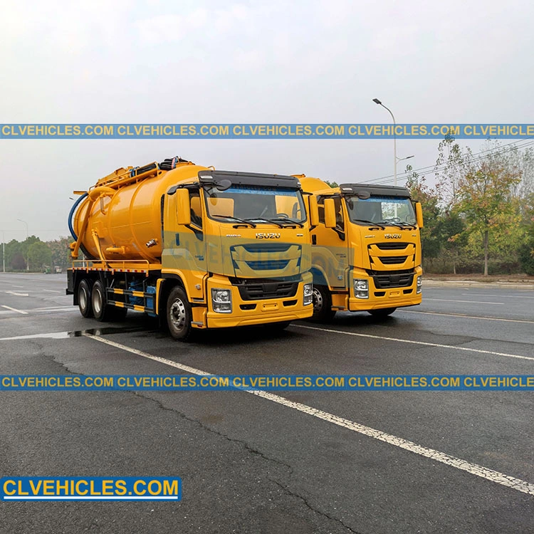 Jurop Moro Vacuum Pump Giga Truck Sewage Suction Truck High Pressure Water Jetting Truck