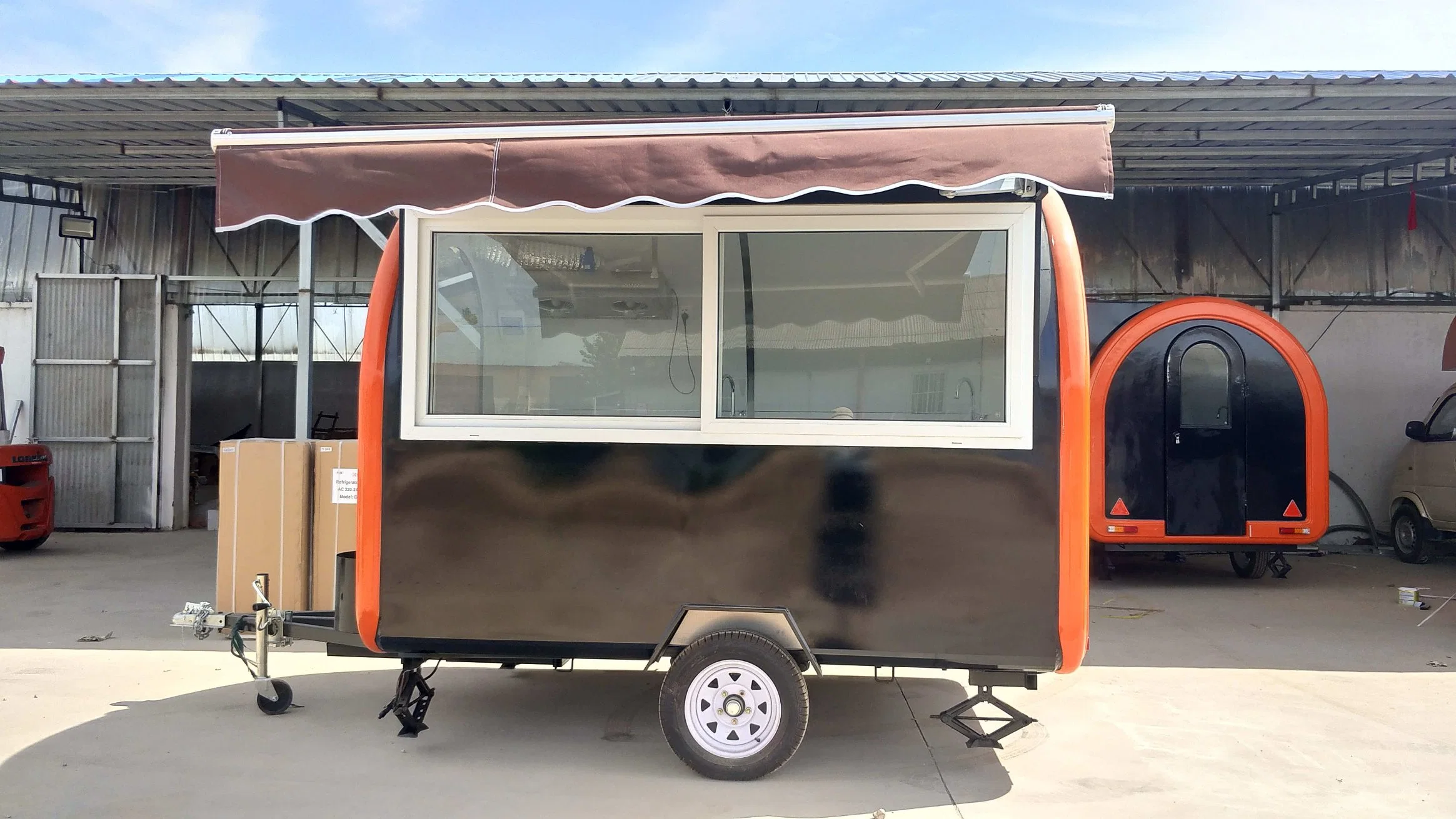 Carrito de Alimentación para camiones Taco Food Trailers para la Venta-Frank