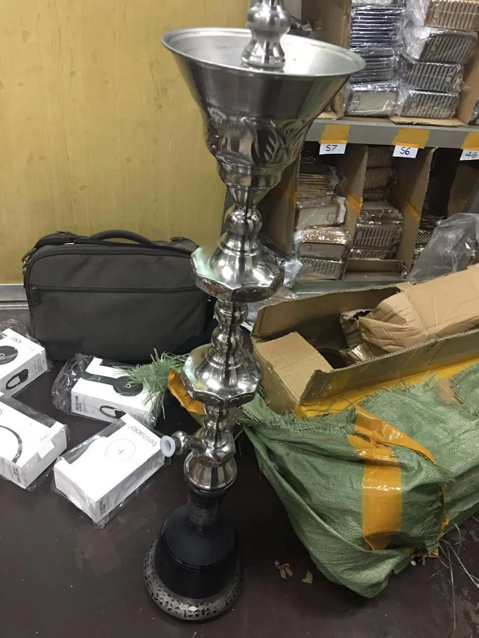 China nuevos productos de venta caliente Hookah la manguera de plástico desechable con sello para fumar