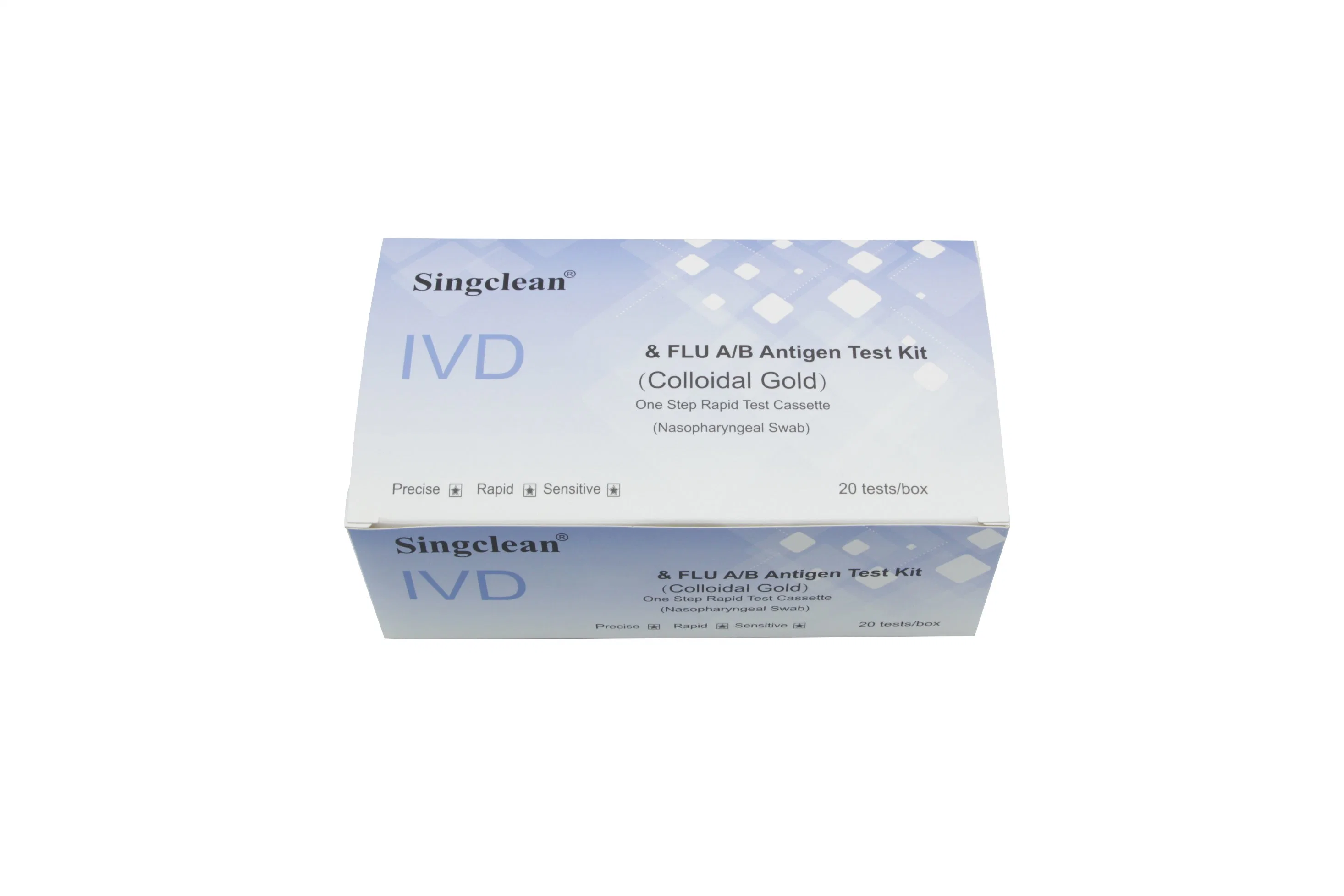 SingClean Virus Multi-Specification CE Combo &amp;الإنفلونزا A/B Antigen Test Strip (الطريقة الذهبية التصويبية)