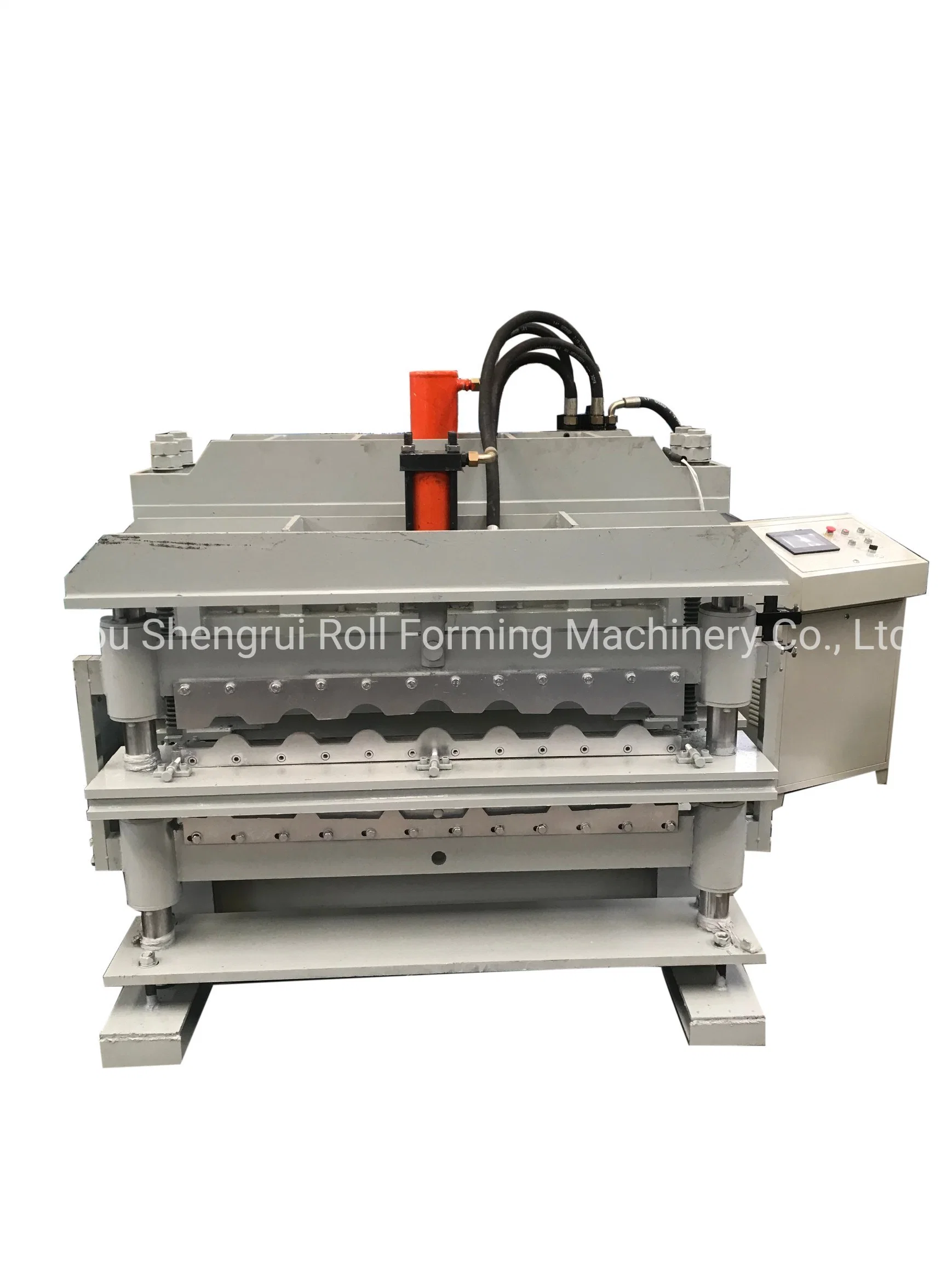 Energy Saving Hydraulic Press Automatic Line Colorful Metal Roof Tile Roll Forming Machine