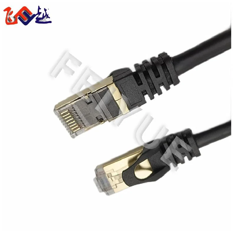 كبل توصيل شبكة SSTP F/FTP من الفئة Cat7 RJ45 بسرعة 10 جيجابت في الثانية للبيانات غلاف PVC/LSZH للاتصالات