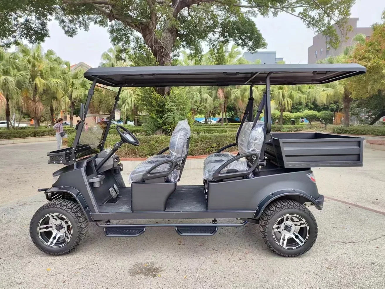 2-4 Seater Electric Golf Car Platform Lorry with Cargo Golf Car