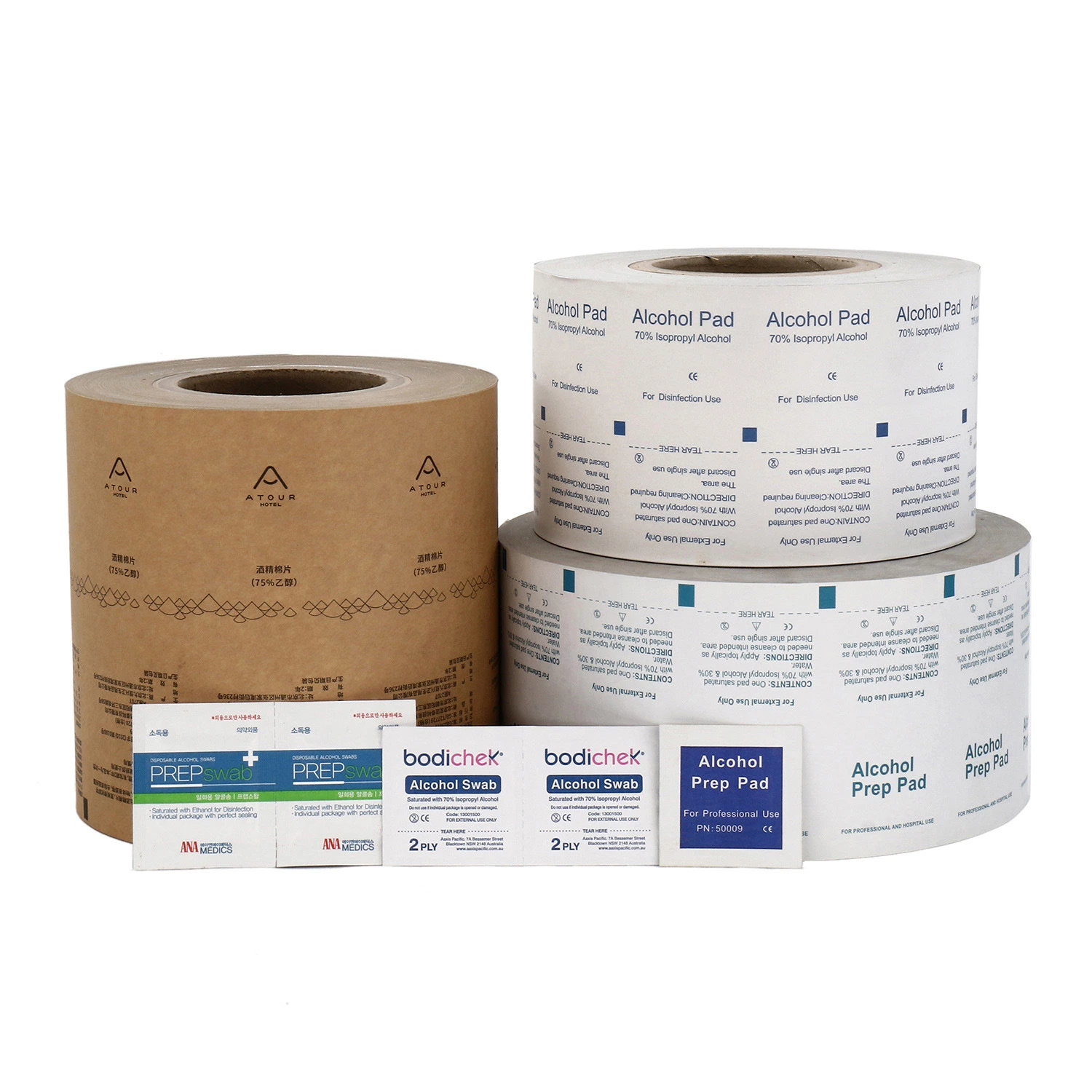 Brown Kraft Paper Compounding Foil for Packaging Medical Dressing Series