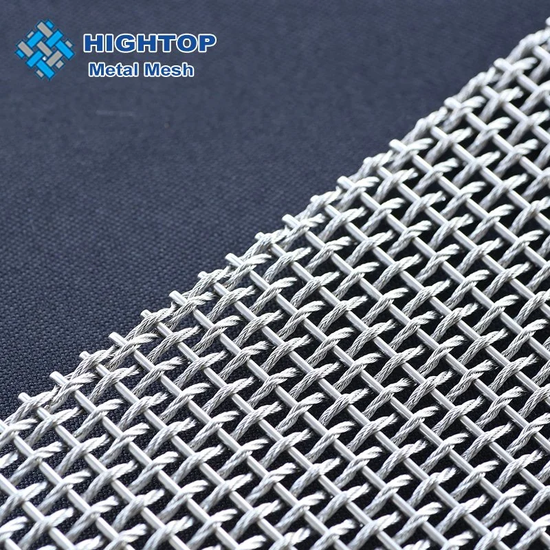 Flexible Cable Mesh Architectural Woven Wire Drapery for Exhibition Halls Decoration