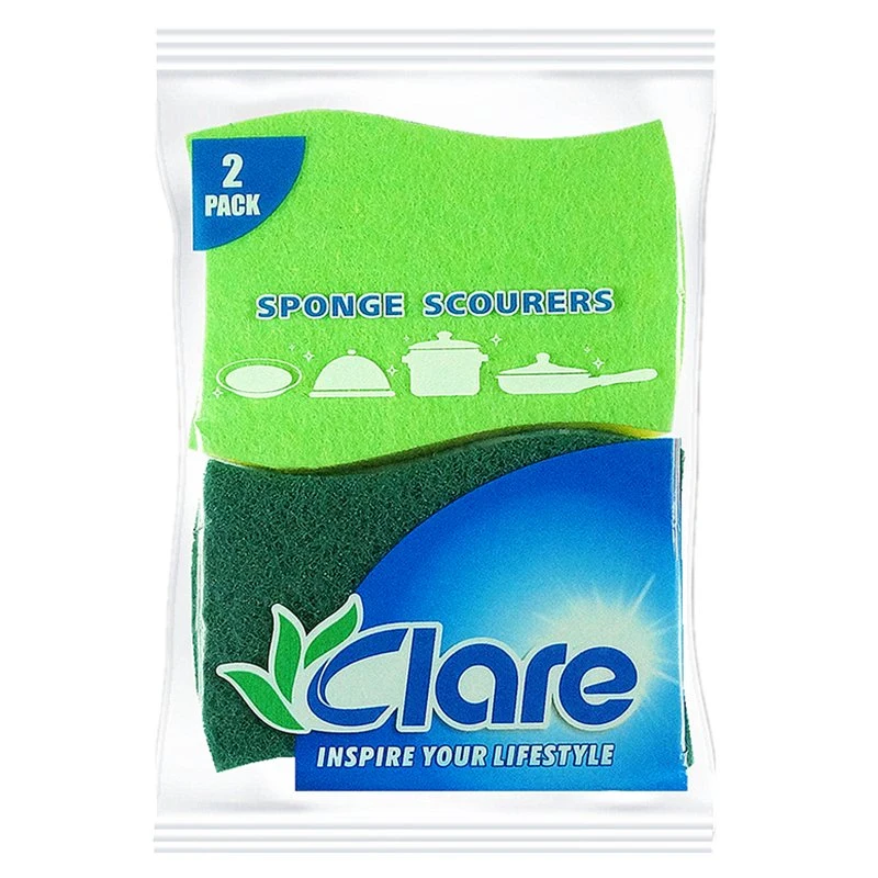 2PCS 2-en-1 práctico esponjas de limpieza