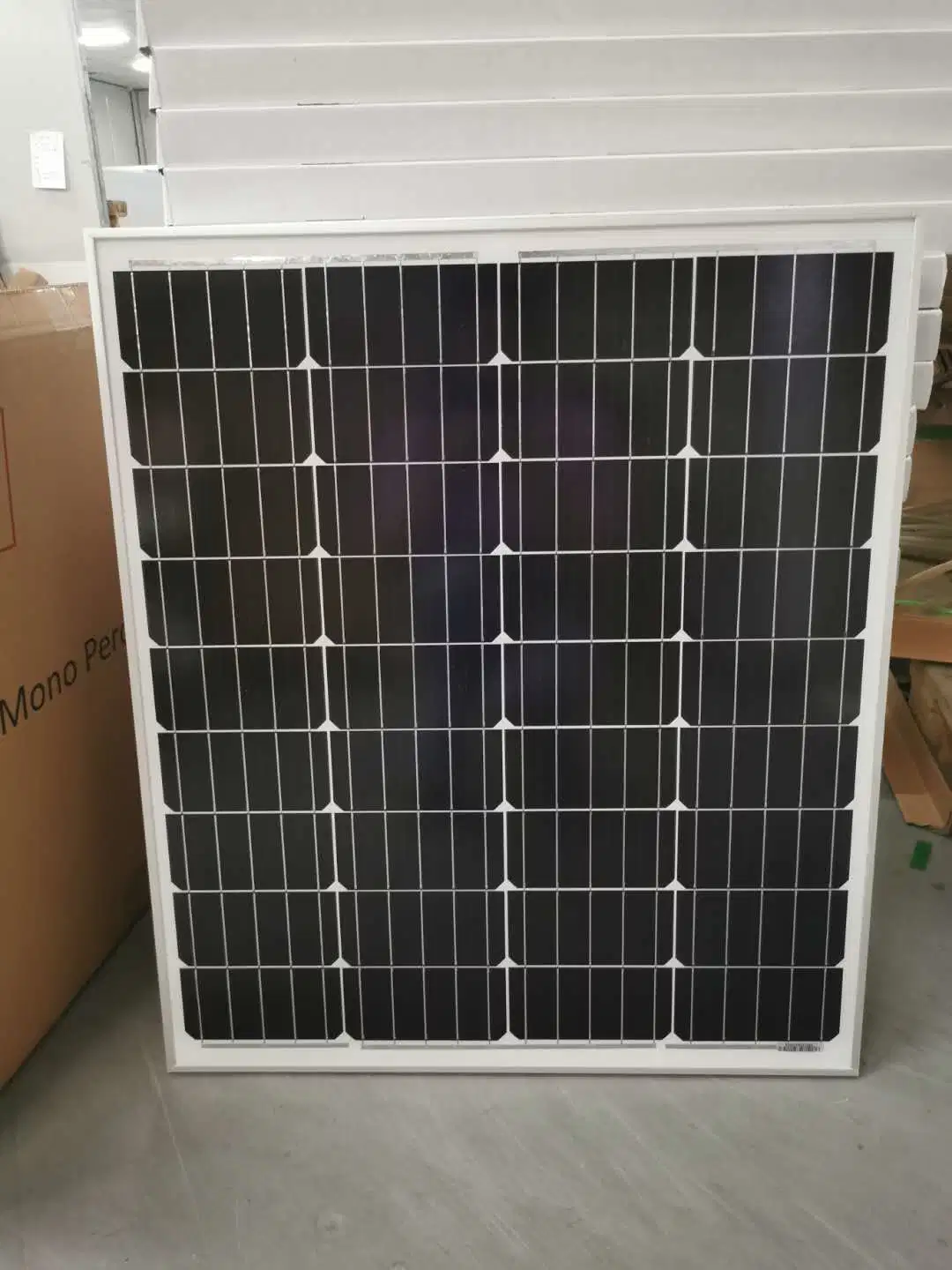 Panel Solar de 100W Marco negro para el hogar sistema de luz solar