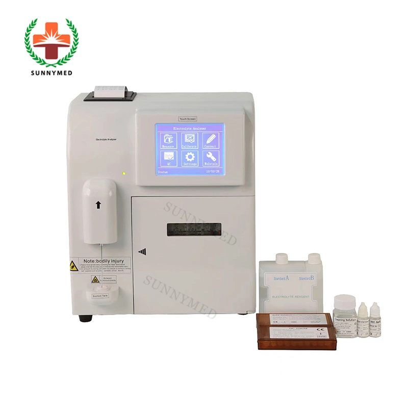 Sy-B030d'un équipement de diagnostic de laboratoire médical ISE électrolyte Analyzer avec le réactif de gratuit
