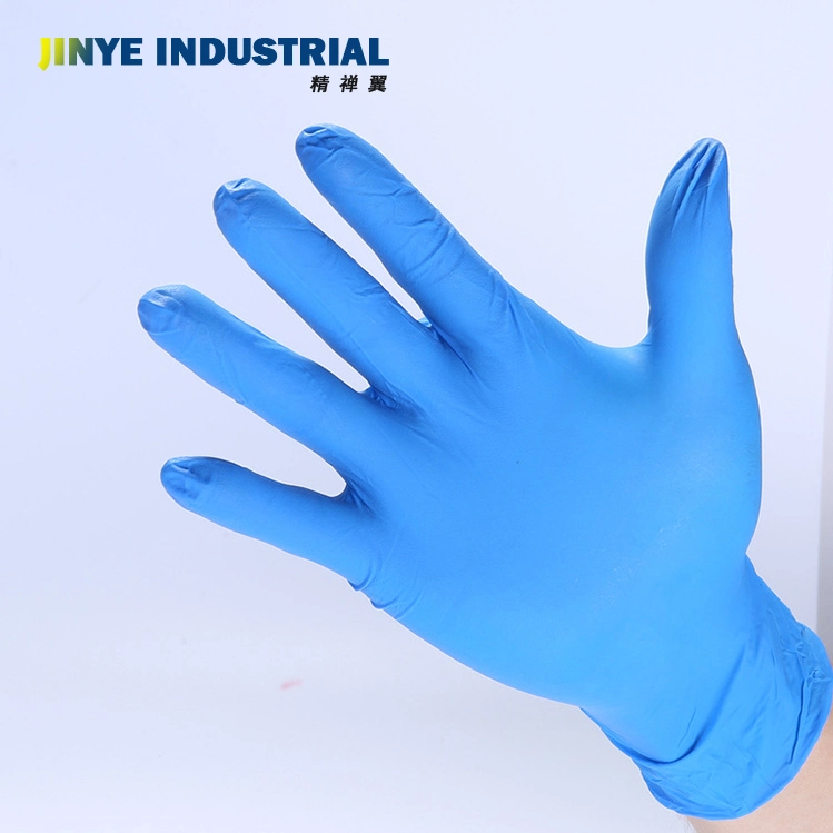Водонепроницаемые перчатки из нитрилового нитрила, цвет сенсорный экран, синий, одноразовые Нитриловые перчатки