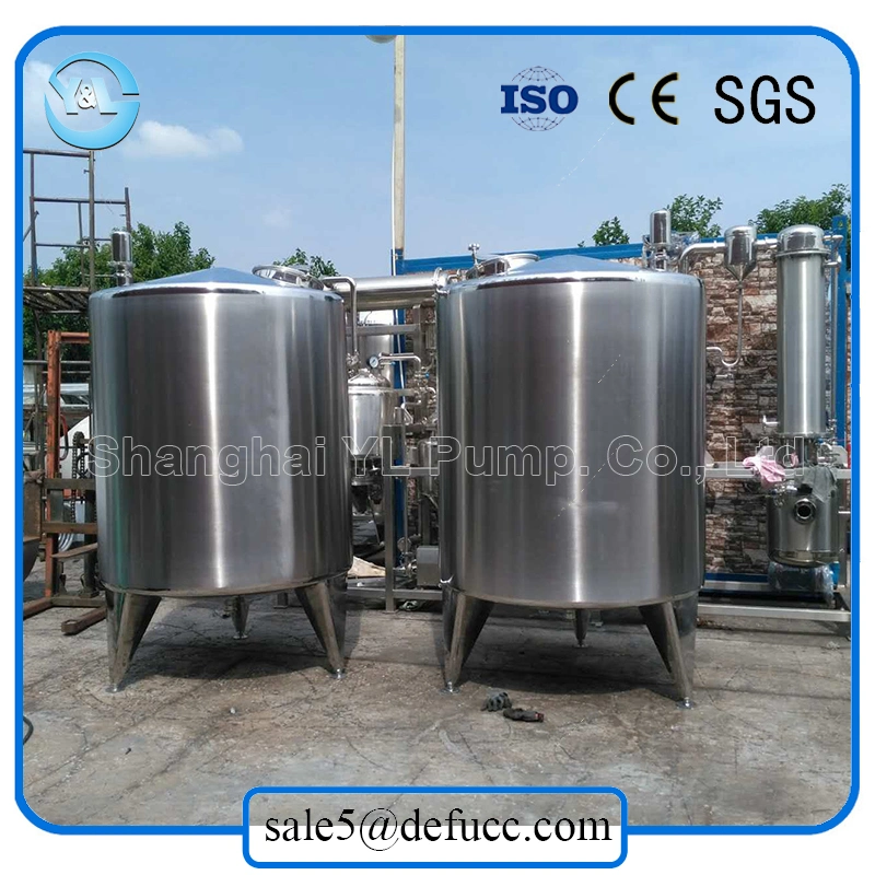 Stainless Steel 304/316L Steam Heated Pressure Vessel for Food Products