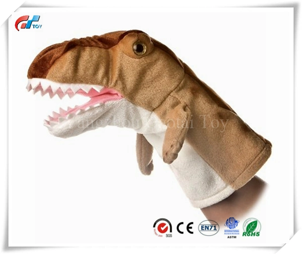 Hand Puppet Plush T Rex Dinosaur, 10"