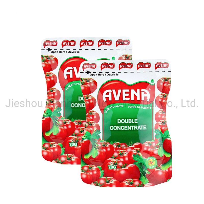 Stand up Sachet Tomato Paste Bag Plastic Laminating Aluminum Foil Ketchup Bags