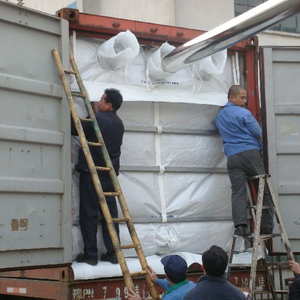 Sac de revêtement de conteneur flexible pour le stockage et le transport en vrac de céréales sèches.