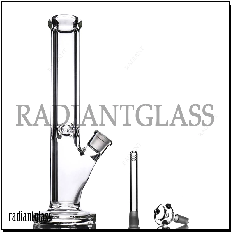 18 polegadas Wholesale vidro água tubo Hookah transparente Custom disponível