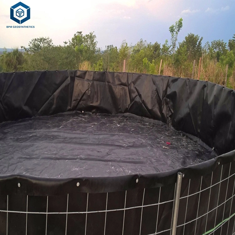 0.75mm Black Impermeable HDPE Geomembrane for Shrimp Fish Tank in Costa Rica