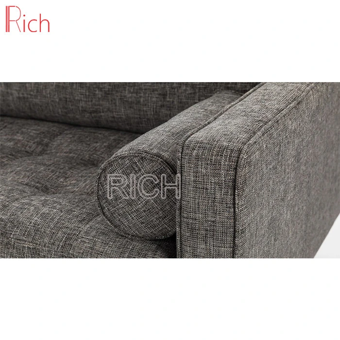 Two Seat Fabric Upholstery Recliner Couch Set Furniture