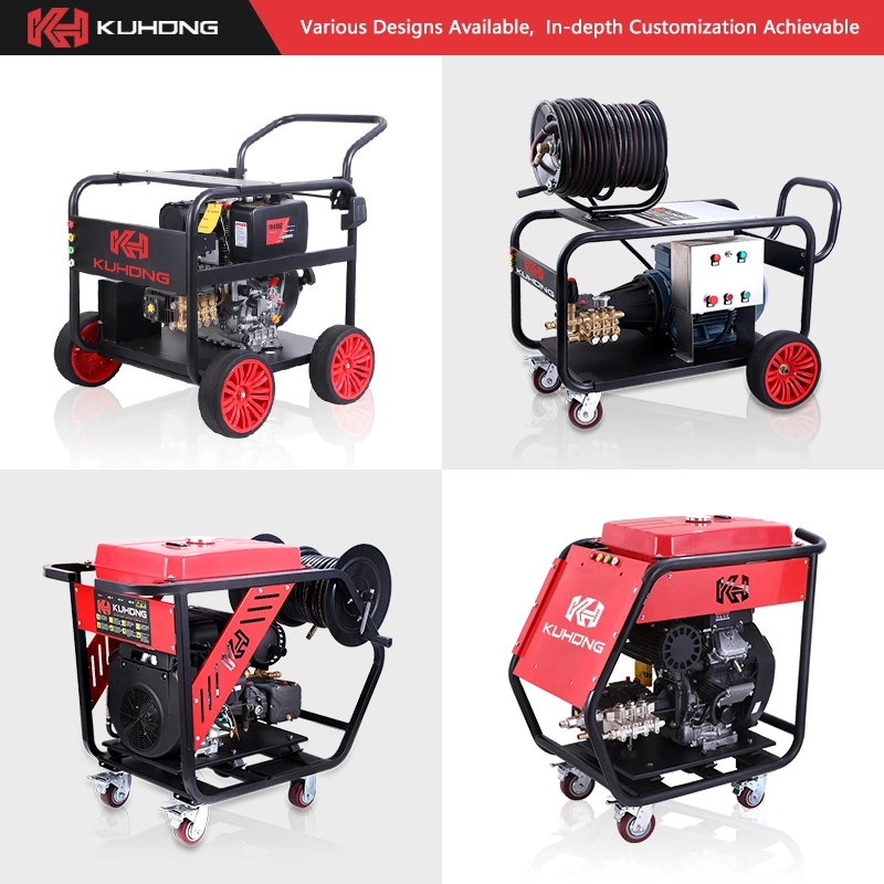 Kuhong 15HP 4000psi Hot Water Jet Steam Pressure Washer with CE Certificate