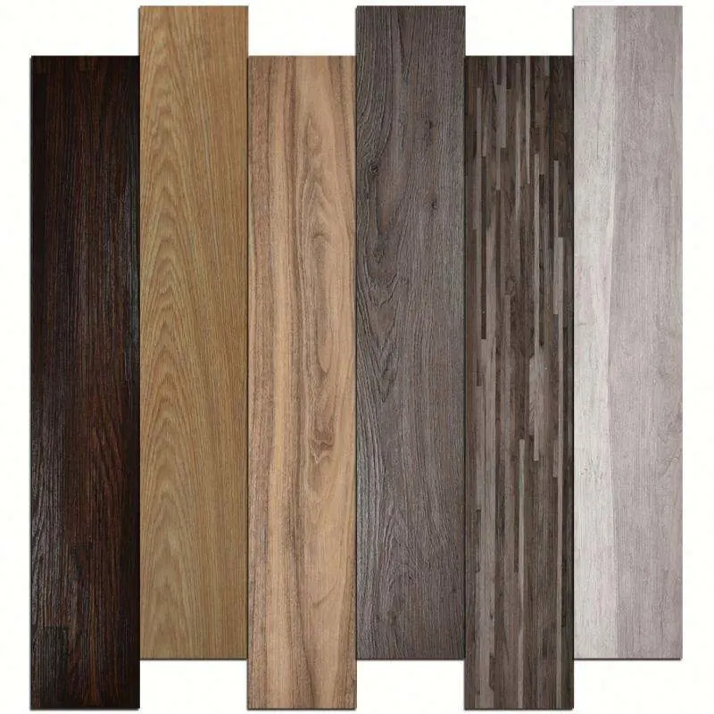 Fabricado en China baldosas de vinilo Suelo de madera Plank PVC Vinilo Baldosas para pisos