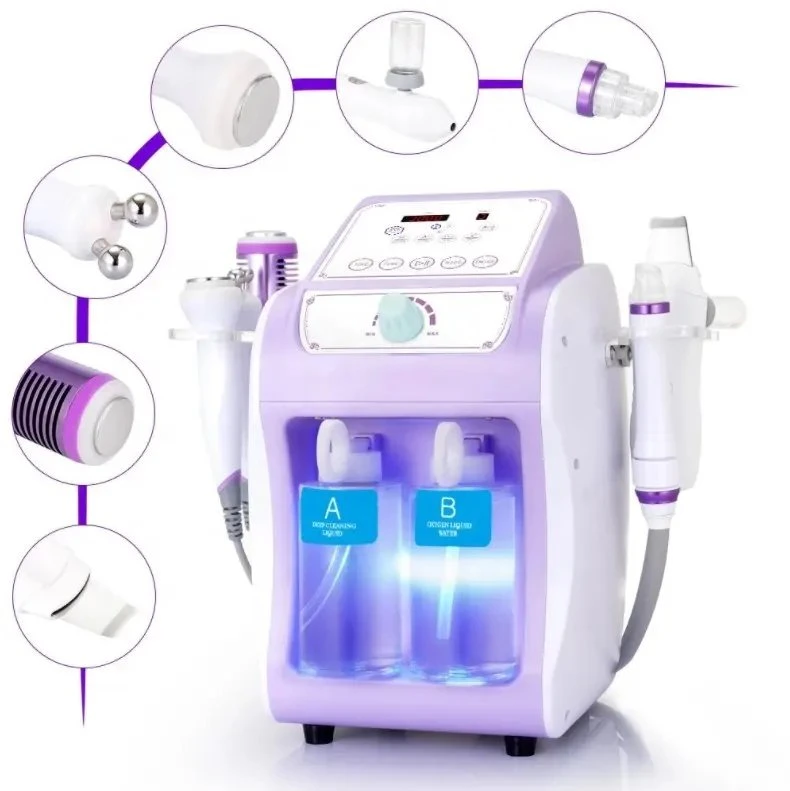 Устройство для удаления воды Hydro Dermabrasion Machine Portable Blackhead Remover Water, 6 в 1 Дермабразия Красота Цена оборудования