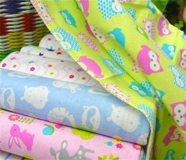 Hot Sale 100% Cotton Prints Fabric Printed Cotton Flannel Fabric for Baby