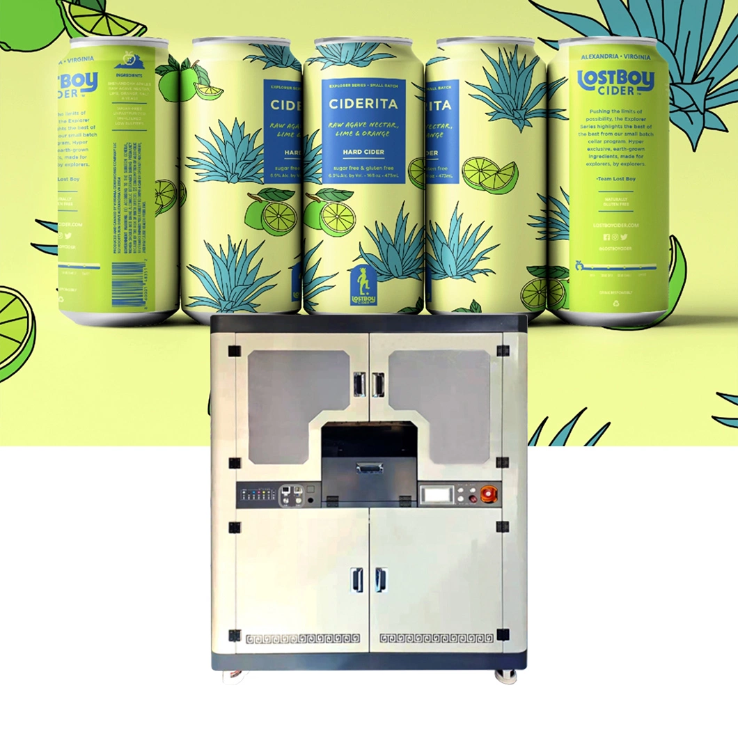 Sn Brand Fully Automatic UV Water Bottle Printer Cylindrical Printer, Suitable for Cans, Tubes, Containers, Ink Cartridges, Cups, etc