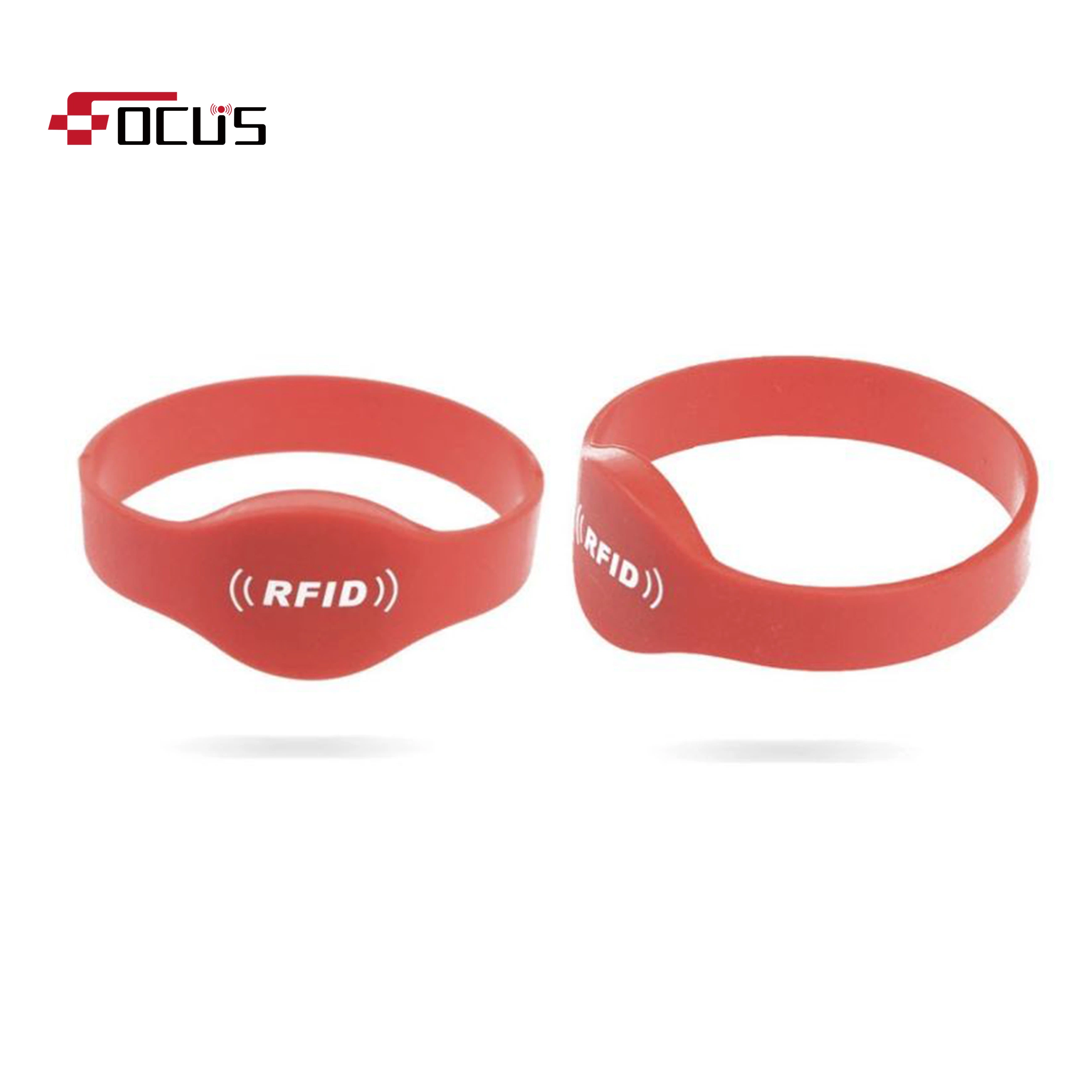 Precio de fábrica UHF RFID Pulsera tejida Pulsera de silicona NFC para Control de acceso