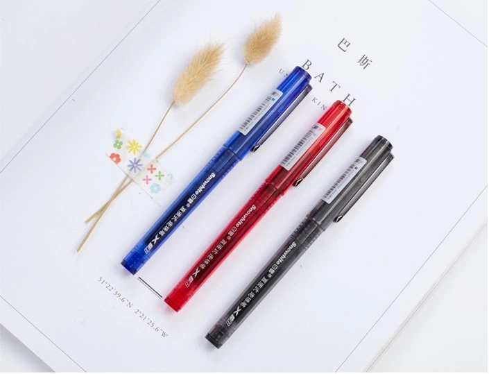 La Papeterie de gros rouleau Snowhite Pen Ss conseils 0,5, fine pointe du tuyau de l'écriture précis pour l'École d'écriture, Bureau de l'utilisation, un assortiment de couleur, stylo bleu