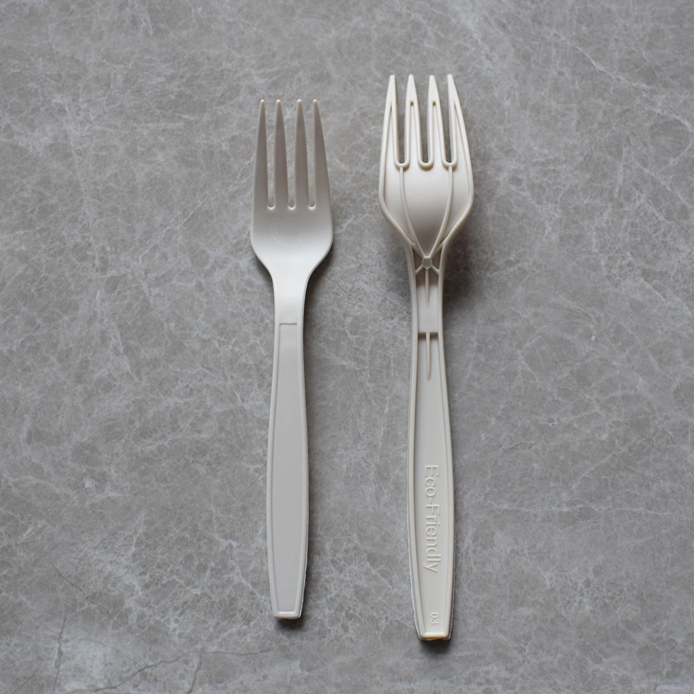 High quality/High cost performance  Biodegradable Disposable Cornstarch Sets Knives Spoons Forks