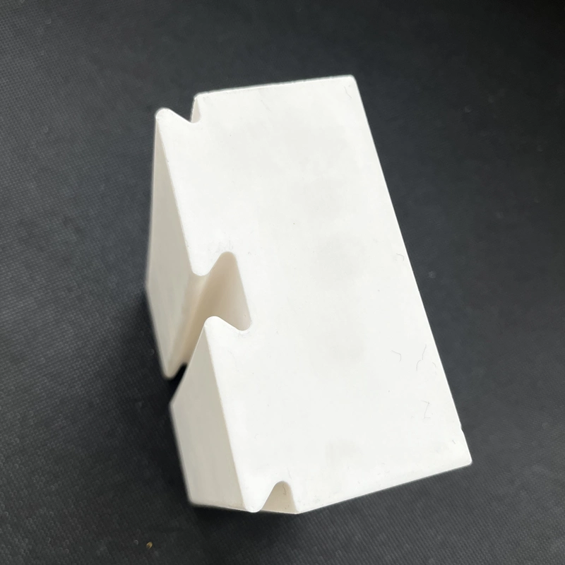 Customized 92-95% Alumina Non-Standard Size Special-Shaped Wear-Resistant Ceramic Lining Ring Dovetail