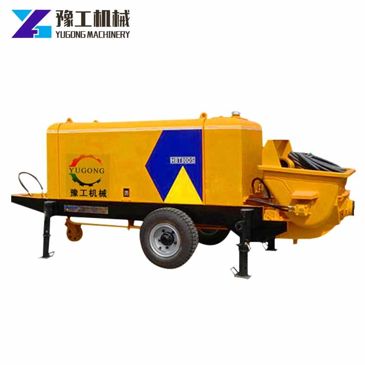 Yg 40m3/H Diesel Motor Power Concrete Pump Machine Cement Pumping Equipment