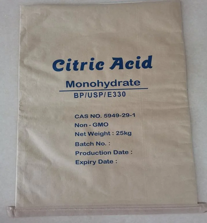 precio de fábrica al por mayor Alimentos Grado ácido cítrico Monohidrato mejor Precio