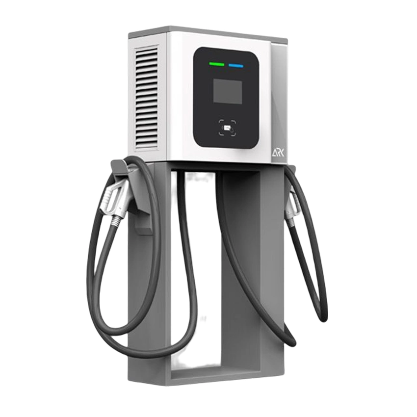 DC rápida Fast 40KW RFID Gabinete 3 Fase Chademo Ocpp CCS Barramento de montagem na parede da Estação de Carregamento de EV EV carregador com marcação CE Personalização básica do cartão de crédito