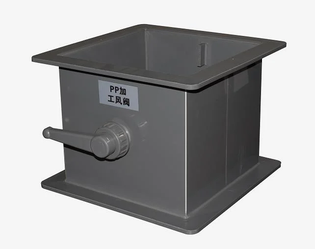 PP Manual Square Air Duct Dampers for Airflow Control